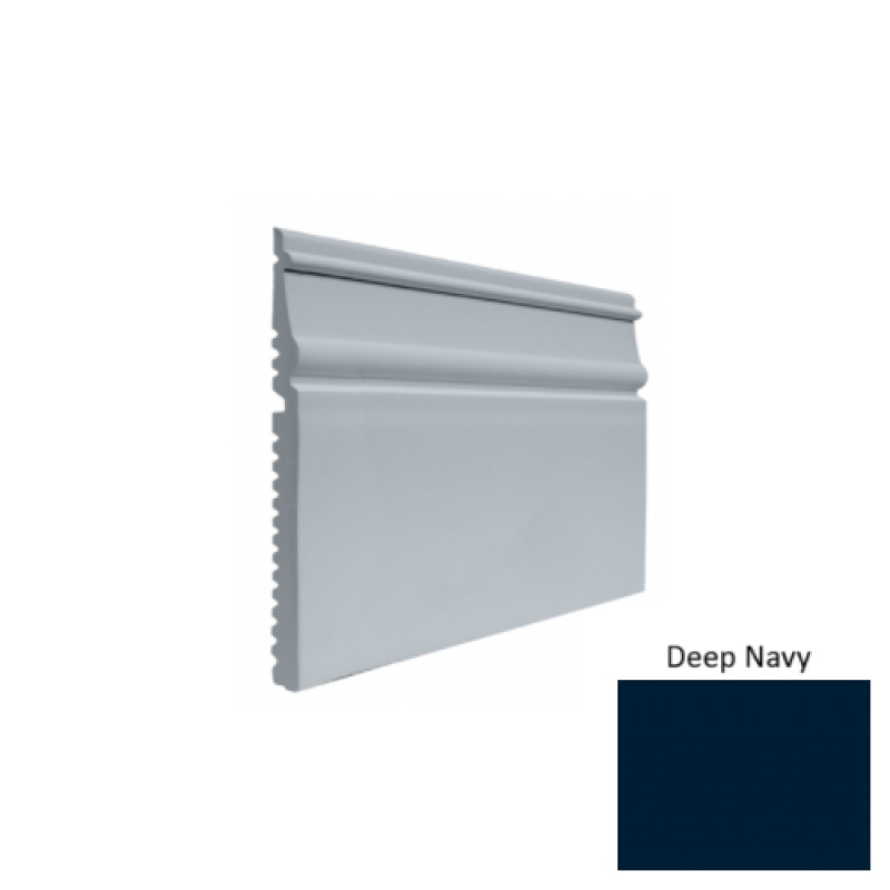 Contours #55 Nobility Deep Navy Rubber Profiled Wall Base - Satin - 5 1/2" X 8 Ft