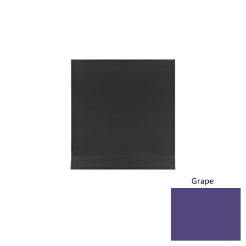 Pinnacle Grape Rubber Long Toe Wall Base - 4" x 48"