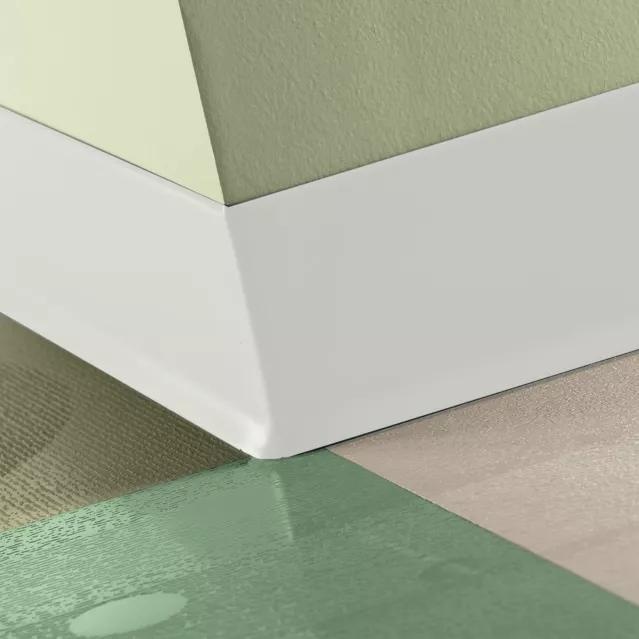 Johnsonite Snowbound Rubber Baseworks Thermoset Wall Base