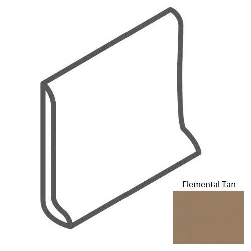 Color Wheel Classic Elemental Tan Ceramic Wall Trim
