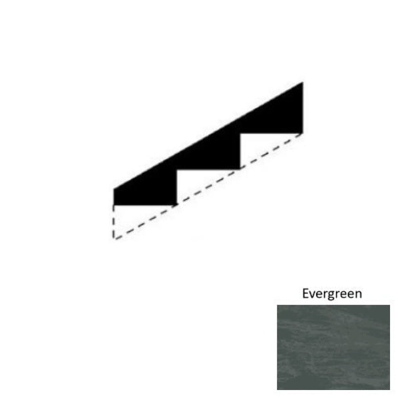 Marbleized Evergreen Rubber Stringers - Smooth