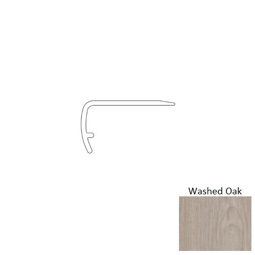 Prime Washed Oak Luxury Vinyl Overlap Stair Nose