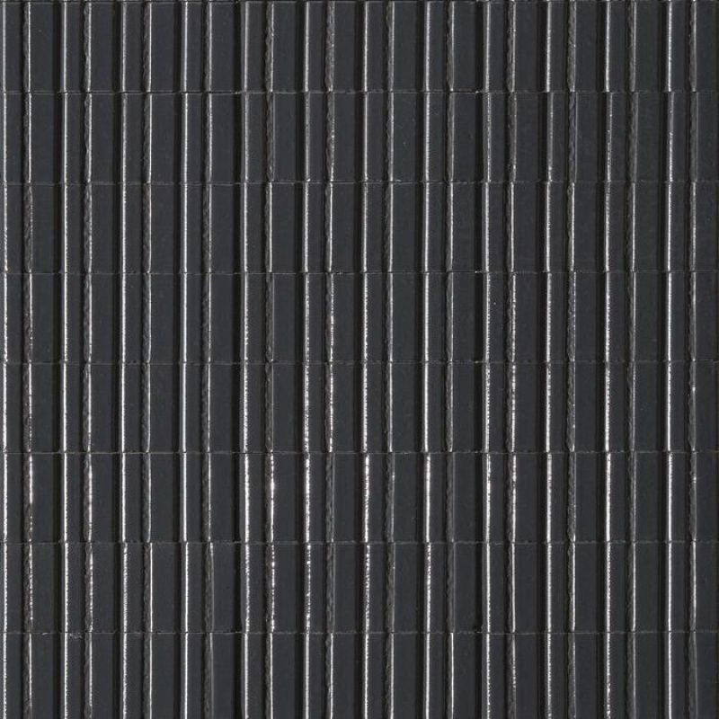 Glace Raye 3D Blu Notte Porcelain Tile - Glossy - 3" X 8"