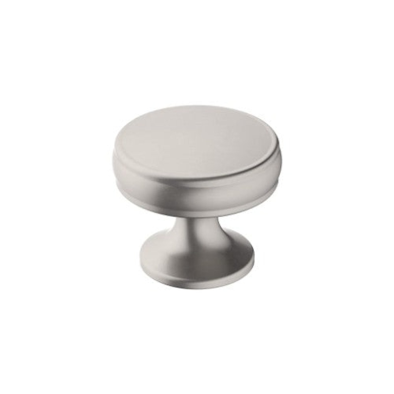 Renown Zinc Cabinet Knob - Satin Nickel - 1 1/4" (32 Mm) Length