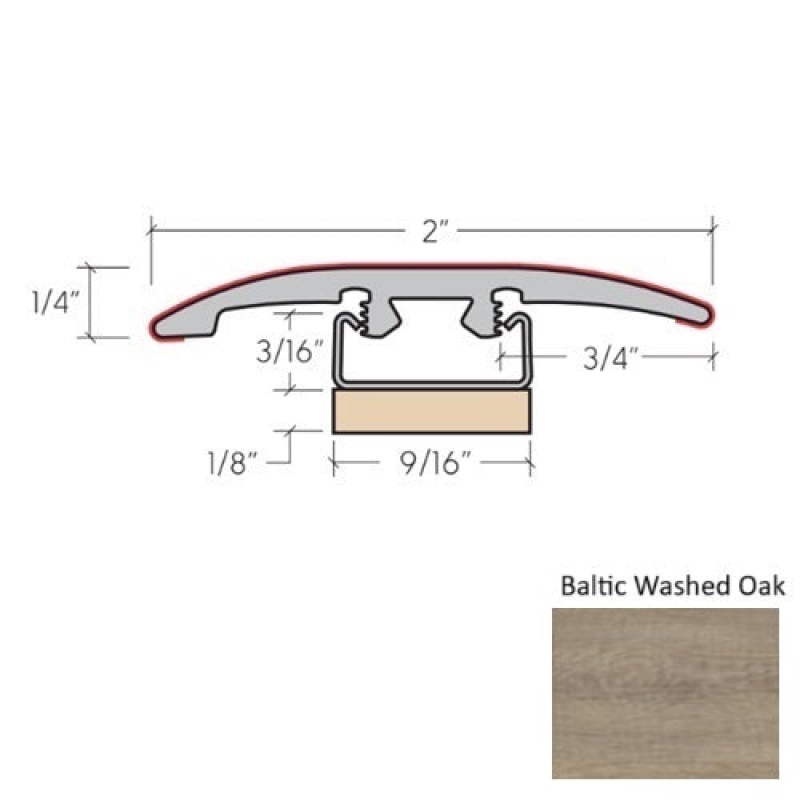 Korlok Baltic Washed Oak Luxury Vinyl Moulding / Trim