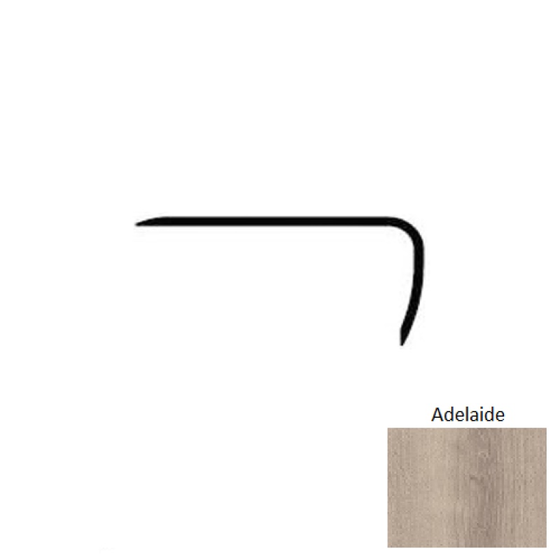 Lamdura Visions Adelaide Laminate Wood Moulding / Trim - 94" Stair Nose - Embossed