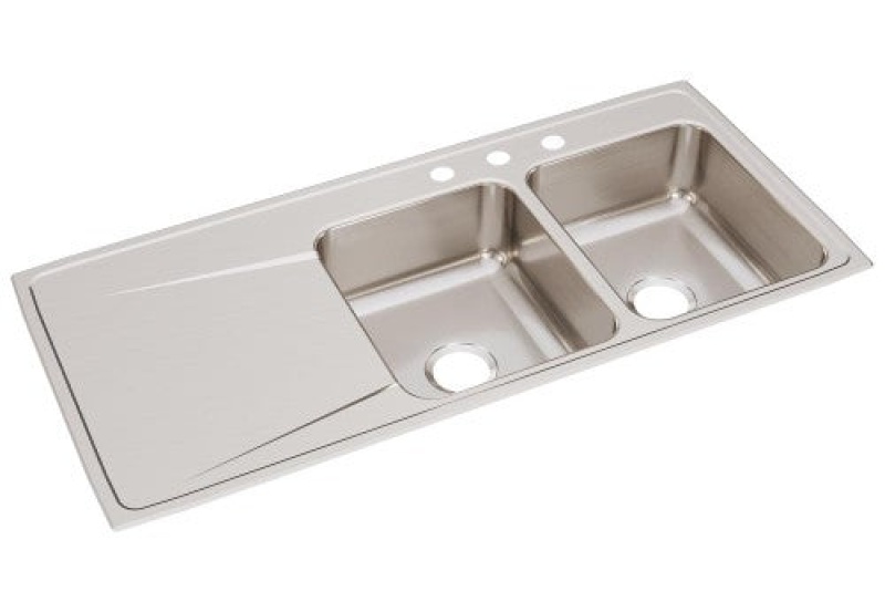 Lustertone Classic Stainless Steel Double Bowl Kitchen Sink