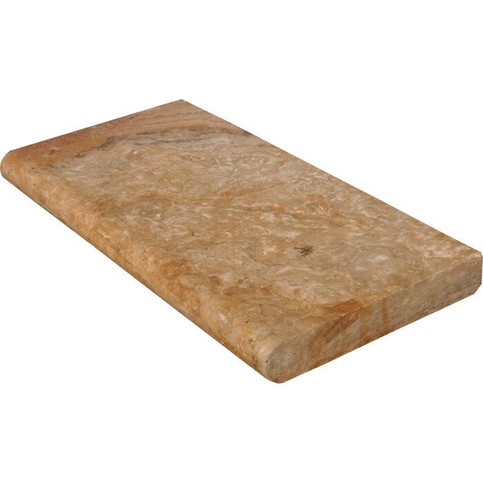 Tuscany Porcini Travertine Coping - Brushed