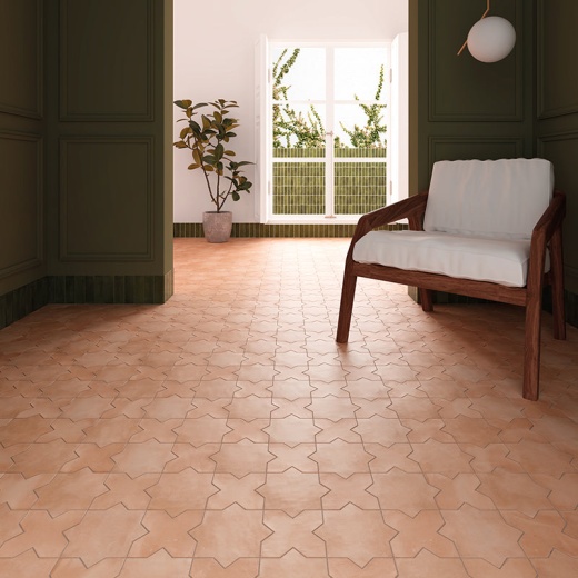 Tangier Cotto Porcelain Tile - Matte