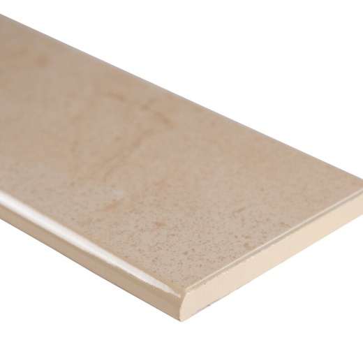 Aria Cremita Porcelain Bullnose - 3" X 18" - Polished, Per Pack: 10 Pcs