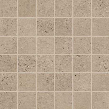 Modern Formation Canyon Taupe Porcelain Mosaic - 2" X 2" - Unpolished, Per Pack: 10 Sqft