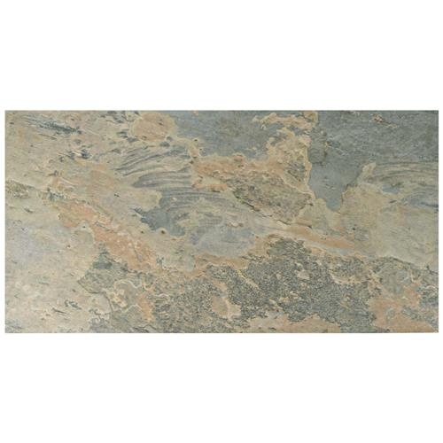 Ardesia Ocre Porcelain Tile - Matte - 12 1/2" X 24 1/2", Per Pack: 10.8 Sqft