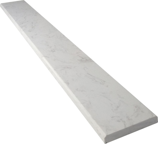 Super Statuary Quartz Threshold - 6" X 36" - Polished