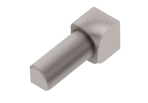 Rondec 90 Degree Inside Corner Metal Tile Edging Trim - Classic Grey Color Coated Aluminum