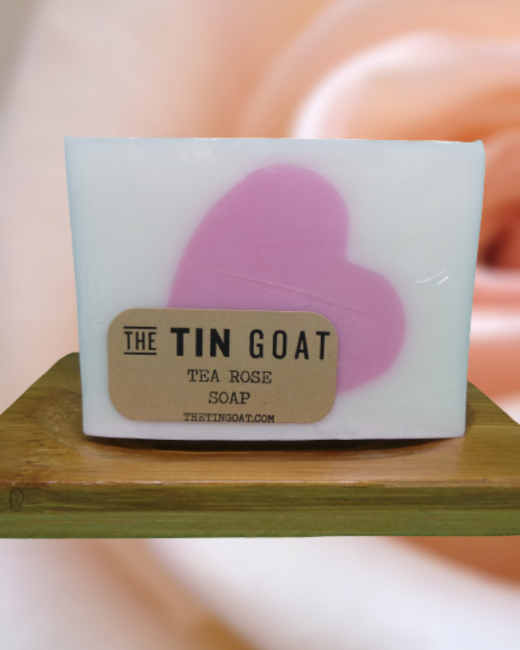 Tea Rose Soap - The Tin Goat