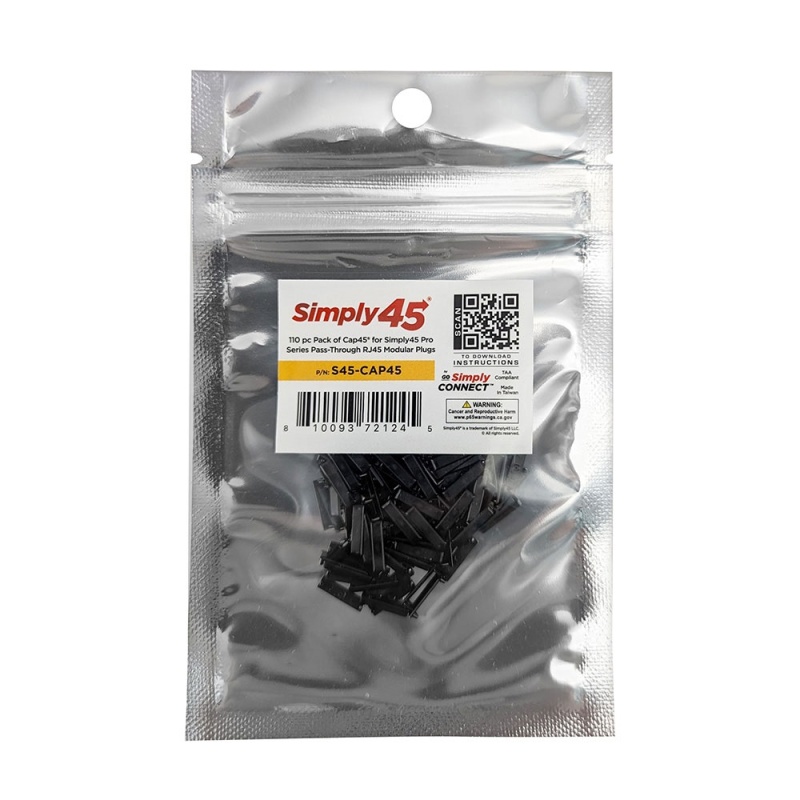 Simply45 Cap45 For All Proseries Connectors - 110Pc