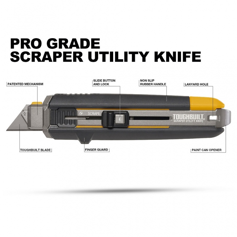 Toughbuilt 2-In-1 Scraper Utility Knife