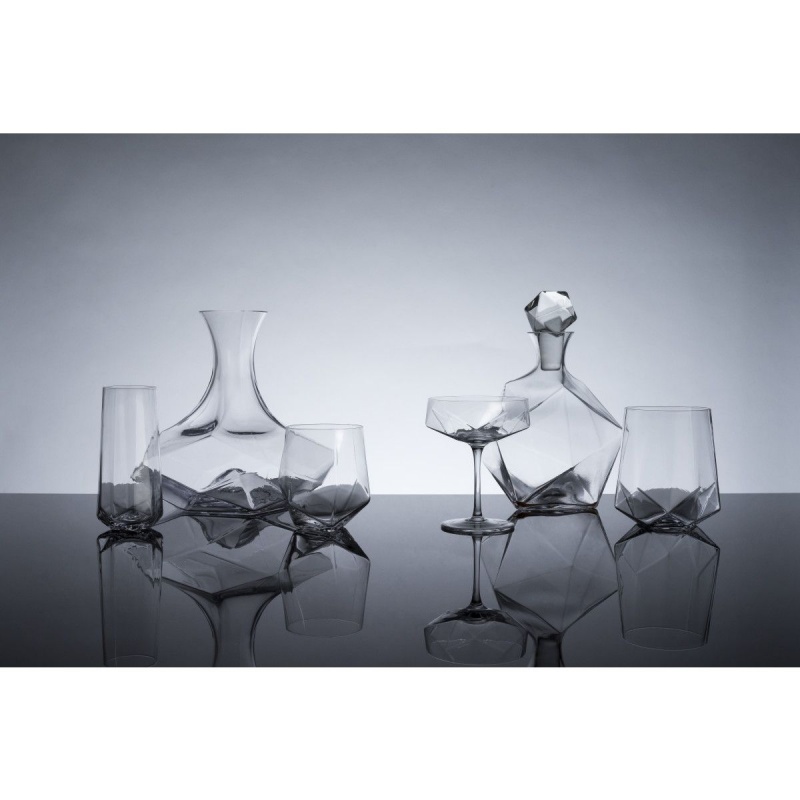 Crystal Wingback Brandy Glasses by Viski