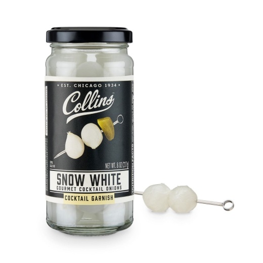 8 Oz. Snow White Cocktail Onions by Collins Consumables