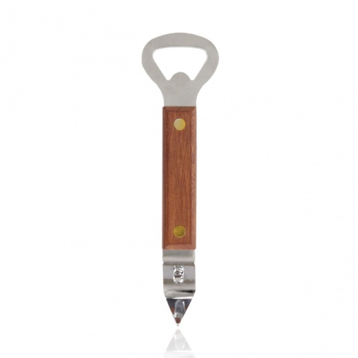 Church Key Wood Handle Bottle Opener