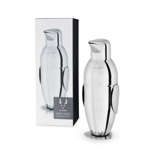 Irving Penguin Cocktail Shaker in Silver by Viski