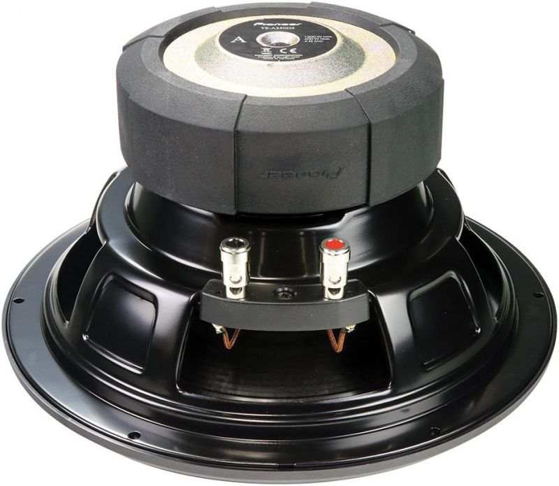 Pioneer 10″ Woofer, 400W Rms/1300W Max, Dual 4 Ohm Voice Coils