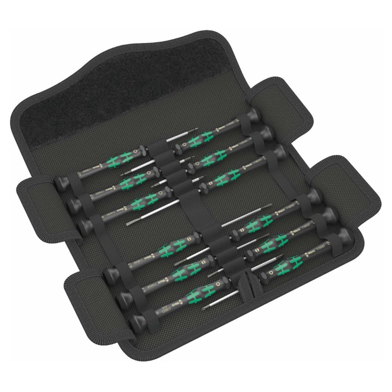 Wera Micro Screwdriver Set For Electronic Applications (12-Piece Set)