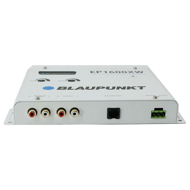 Blaupunkt Digital Bass Reconstruction Processor With Wired Remote Control White