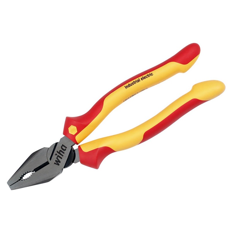Wiha Insulated Industrial Combination Pliers – 8″ Overall Length