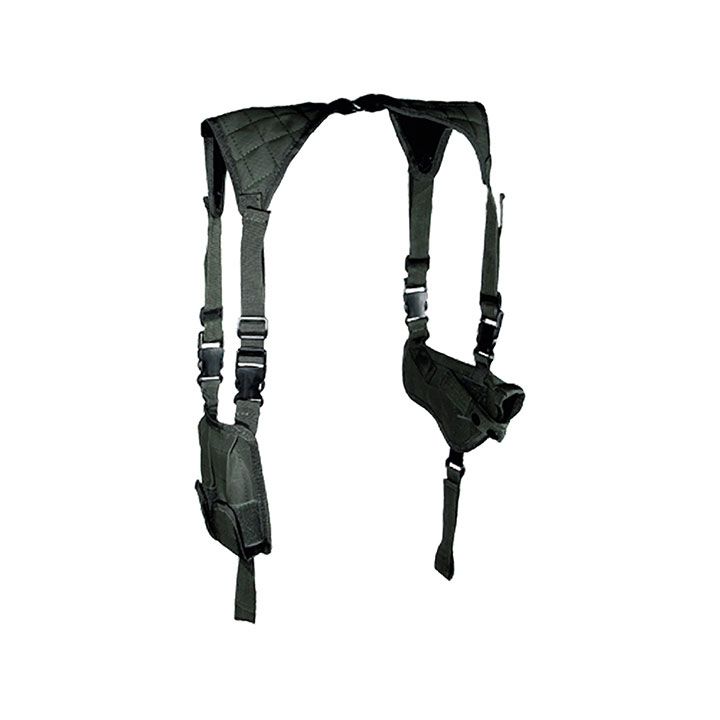 Utg Horizontal Shoulder Holster & Ammo Pouch – For Medium To Large Automatics