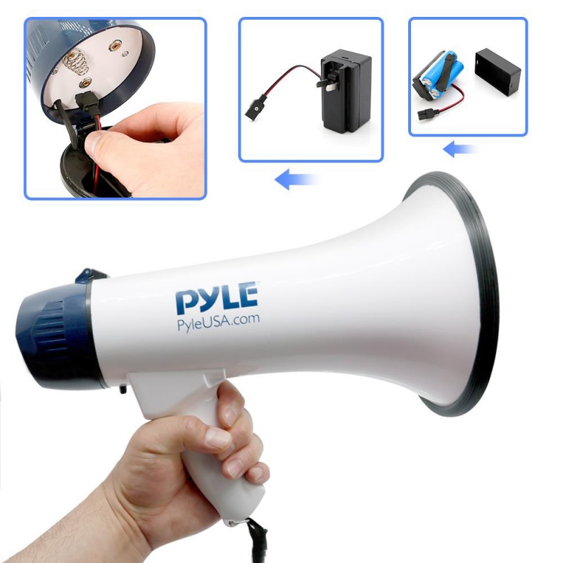 Pyle Pro 40 Watt Megaphone With Detachable Microphone
