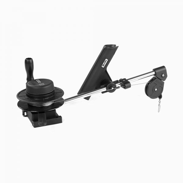 Scotty Depthmaster Manual Downrigger With Rod Holder – Black