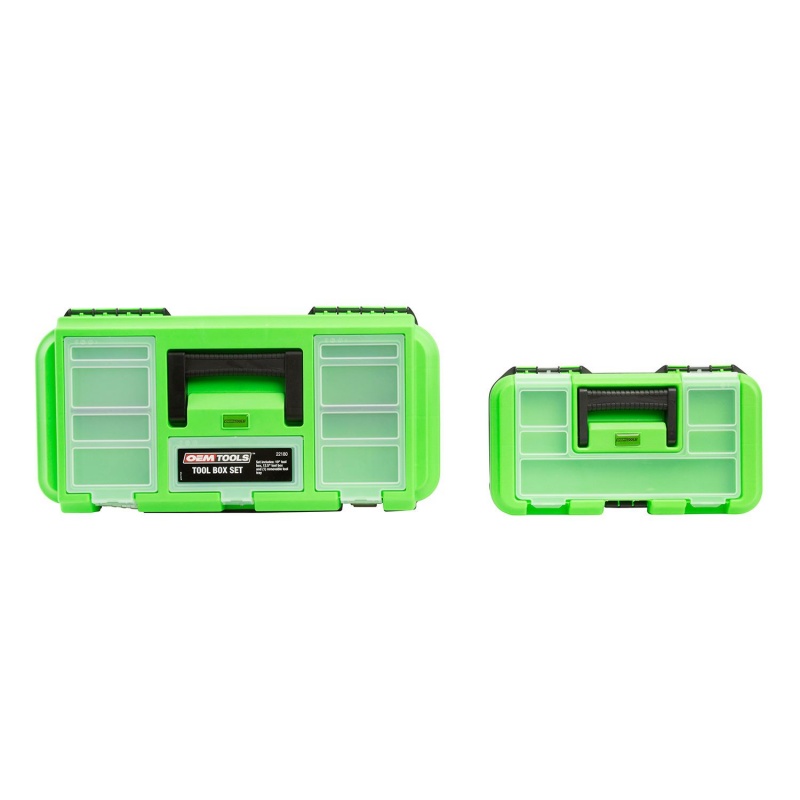 Oem Tools 3Piece Tool Box Set With Removable Tool Tray