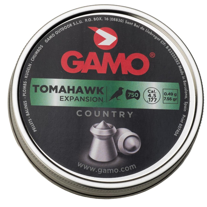 Gamo .177Cal Pointed Hollow Point Lead Pellets – 7.56 Grain (750 Count)
