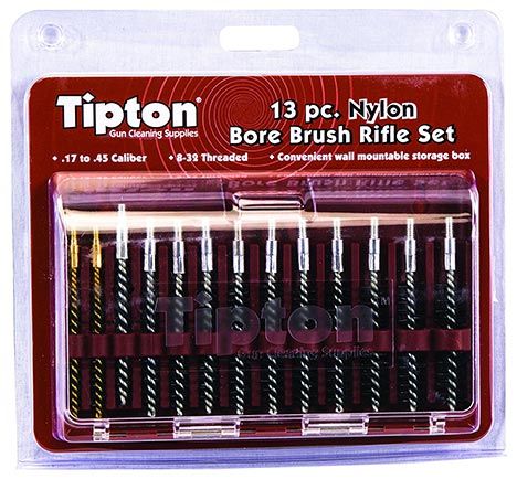 Tipton Nylon Bristle Rifle Bore Brush – 13 Piece Set