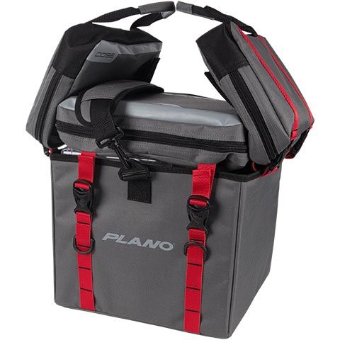 Plano Weekend Series Kayak Soft Crate – Gray/Red