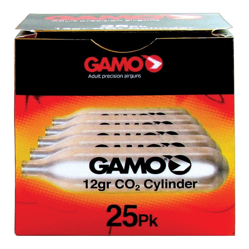Gamo 12 Gram Co2 Cartridges (25 Count)