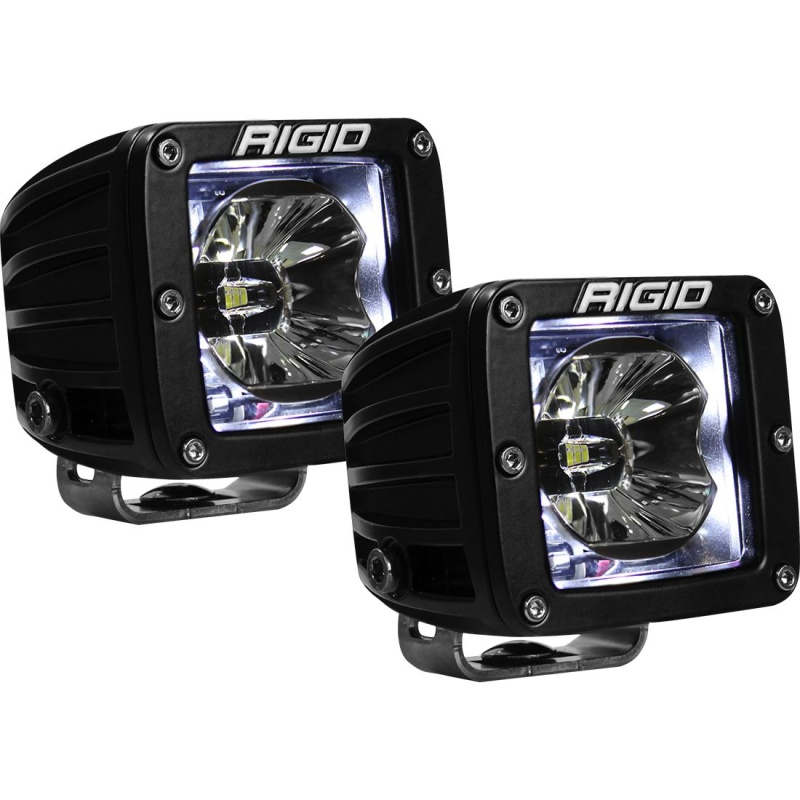 Rigid Industries 3″ X 3″ Radiance Pod Broad Spot Beam – Pair