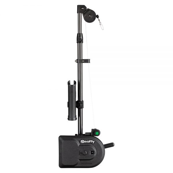 Scotty Depthpower 60″ Telescopic Boom Swivel Base Rod Holder With Braided Wire
