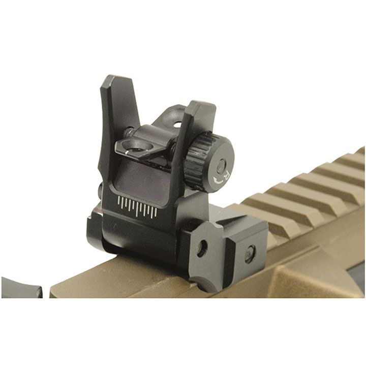 Utg Low Profile Flip-Up Rear Sight With Dual Aiming Aperture