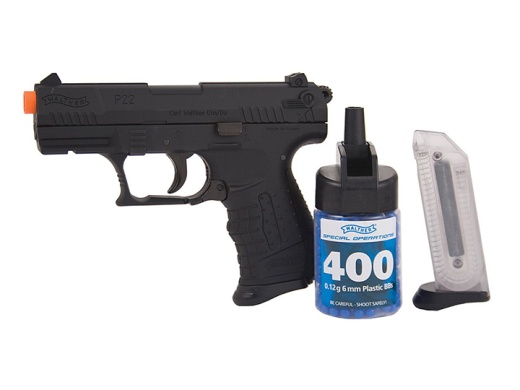 Umarex Walther P22 Spring Powered Airsoft Pistol – Black