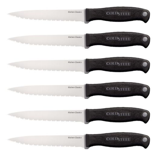 Cold Steel 6-Piece Steak Knife Set (Kitchen Classics)