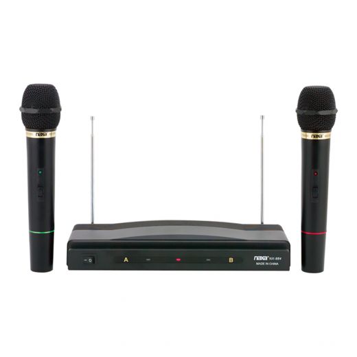Naxa Dual Microphone System With Wireless Receiver