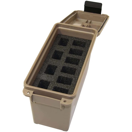Mtm Tactical Mag Can – (10) Double Stacked Handgun Mags (Dark Earth)