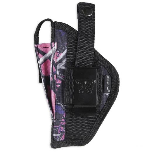 Bulldog “Muddy Girl” Camo – Belt Loop/Clip Ambidextrous Holster (Size 1)