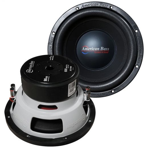American Bass 10inch Woofer - 300W RMS/600W Max, Dual 4 Ohm Voice Coils