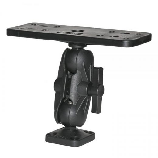 Scotty 1-1/2″ Ball Mount With Fish Finder & Universal Mounting Plate