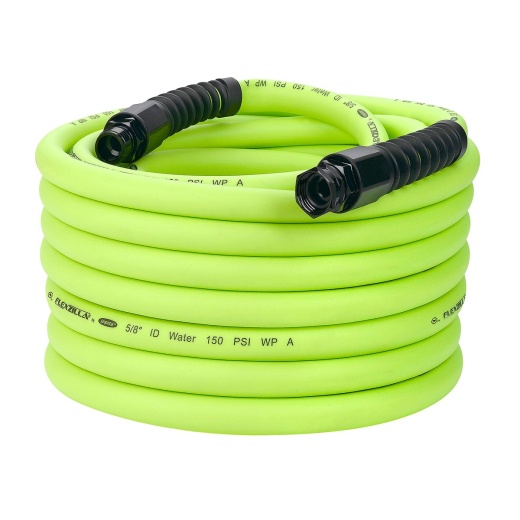 Flexzilla Pro Water Hose, 5/8″ x 75′, 3/4″ – 11 1/2 GHT Fittings, ZillaGreen