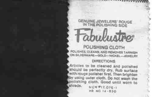Rouge Polishing Cloth - Fabulustre – ZAK JEWELRY TOOLS