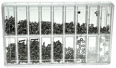 1000-Piece Micro Screw, Nut & Washer Assortment